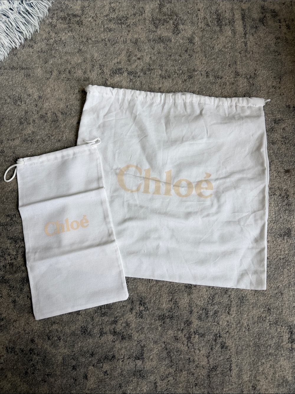 Two Chloe Dustbags